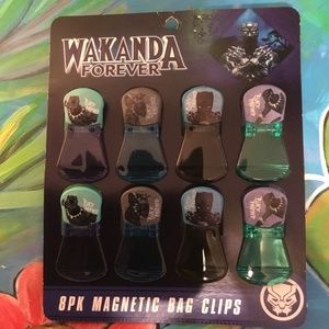 New, MARVEL 8 PACK Magnetic Bag Clips.